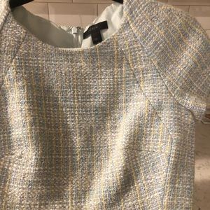 Beautiful J. Crew Sea Foam Green Tweed Dress